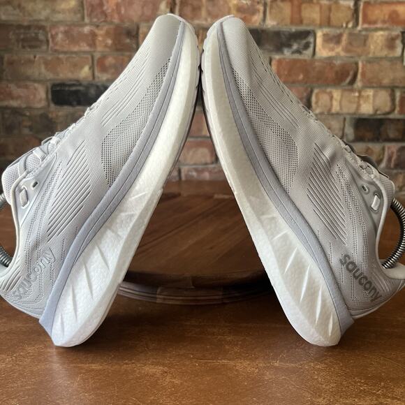 Saucony Ride 18 Women's 9.5 Cushion Cloud Gray Road Running Shoes Sneakers - Picture 16 of 16